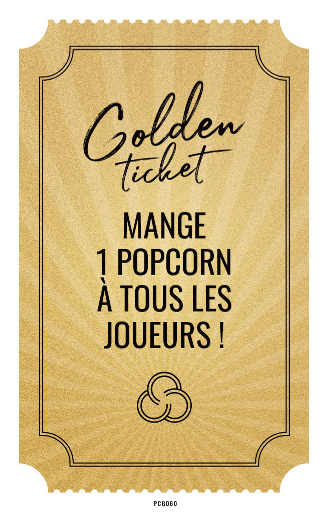 #1 Golden Ticket ! Manger des PopCorns